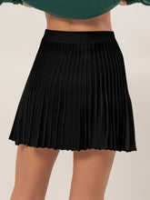 HYFVE High Waist Knit Pleated Flare Mini Skirt - Stylish Versatility for Any Occasion